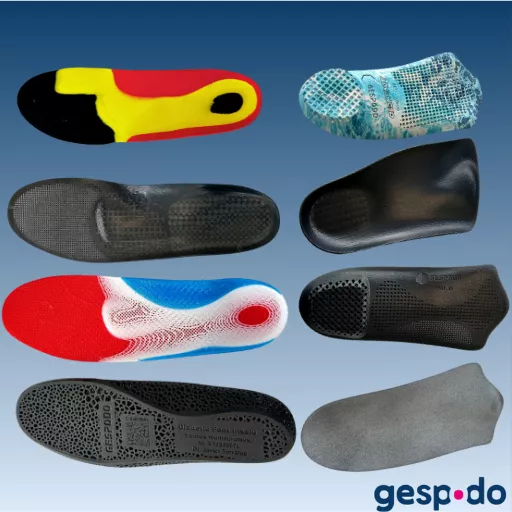 3D designed Foot orthotics for CNC, MJF, SLS, DLS printing